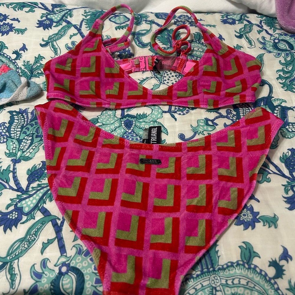 Triangl velvet set